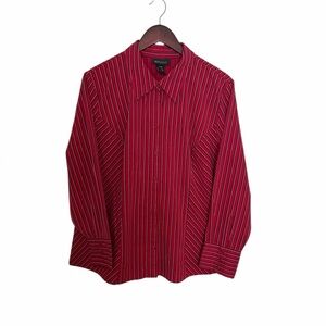 Lane Bryant•Striped Casual Button Down Shirt